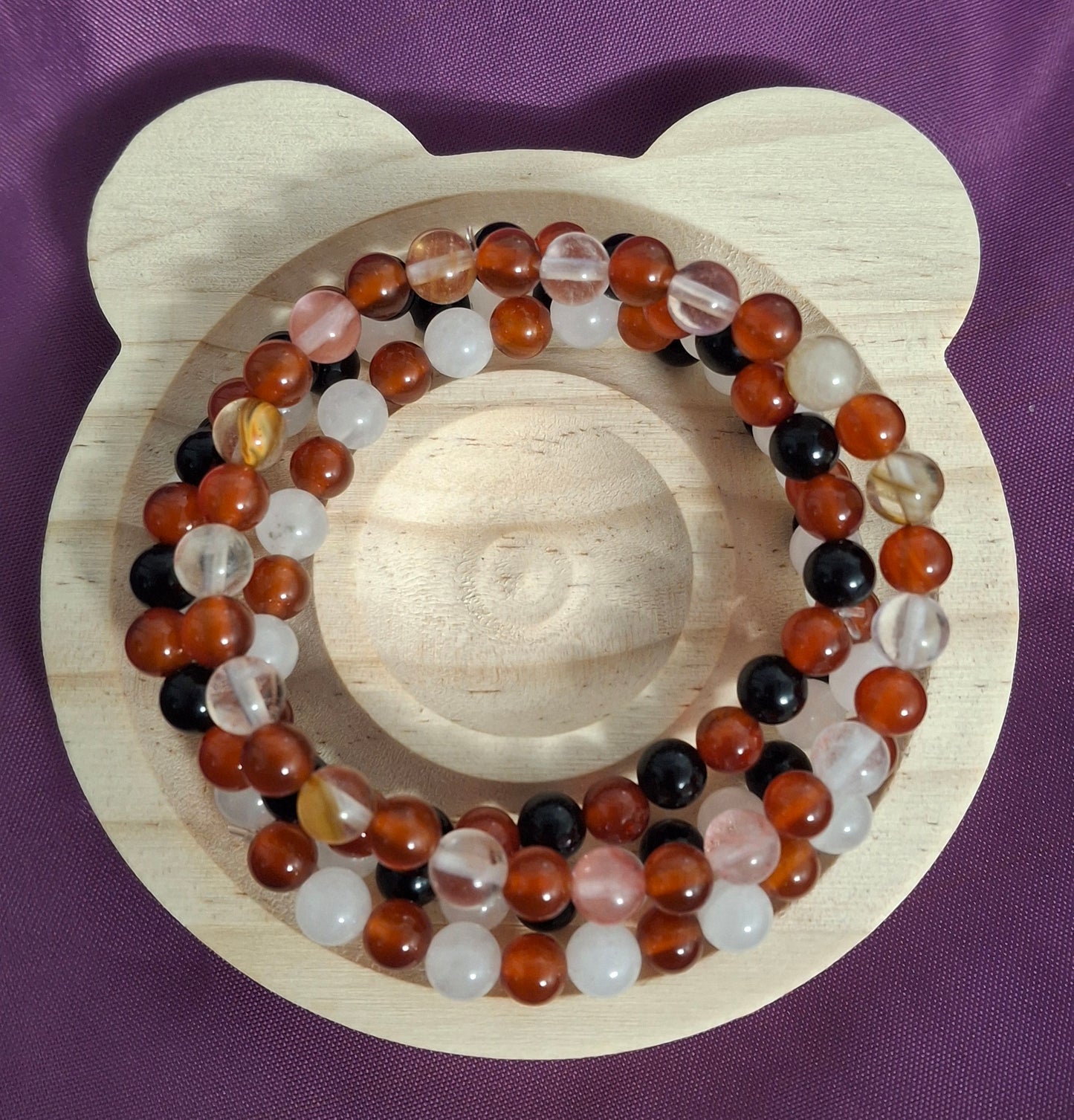 4pc Crystal Bracelet Set