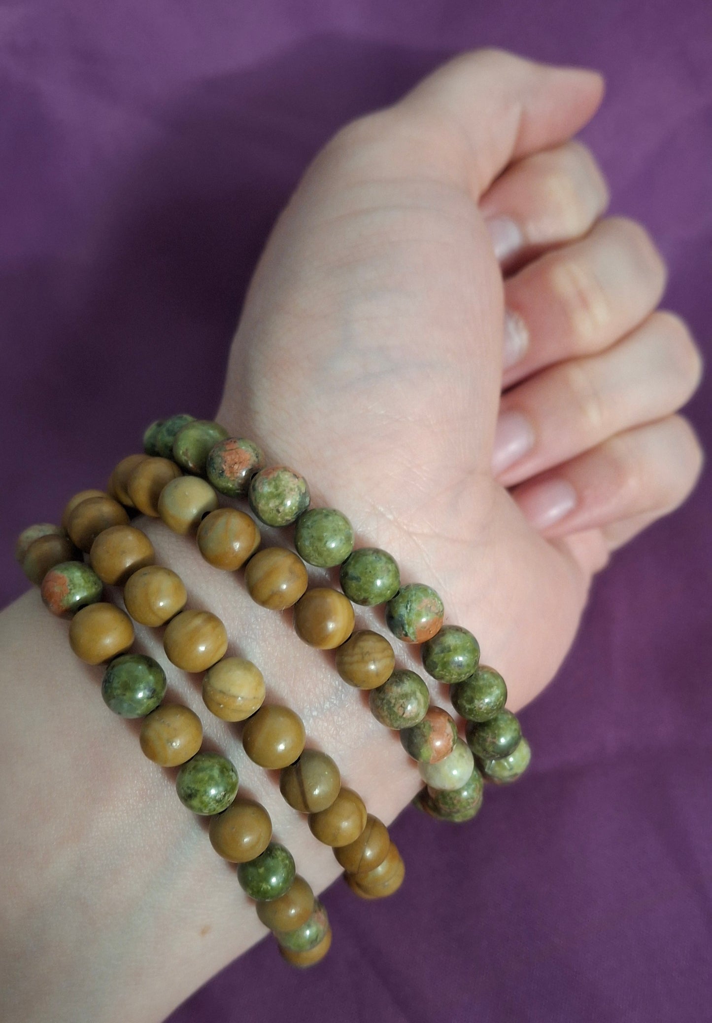 4pc Crystal Bracelet Set