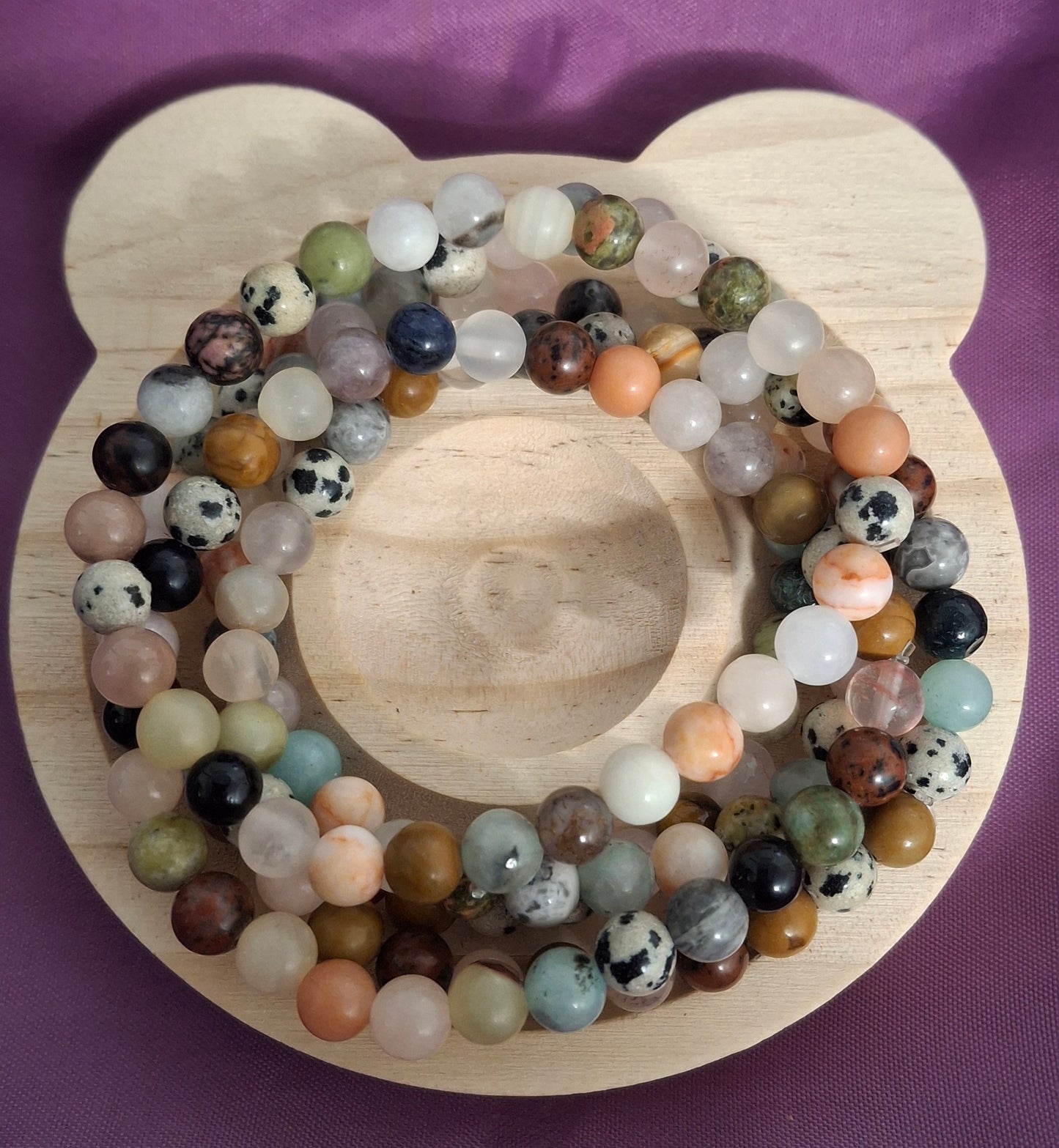 Handmade Natural Mixed Crystal Healing Bracelets