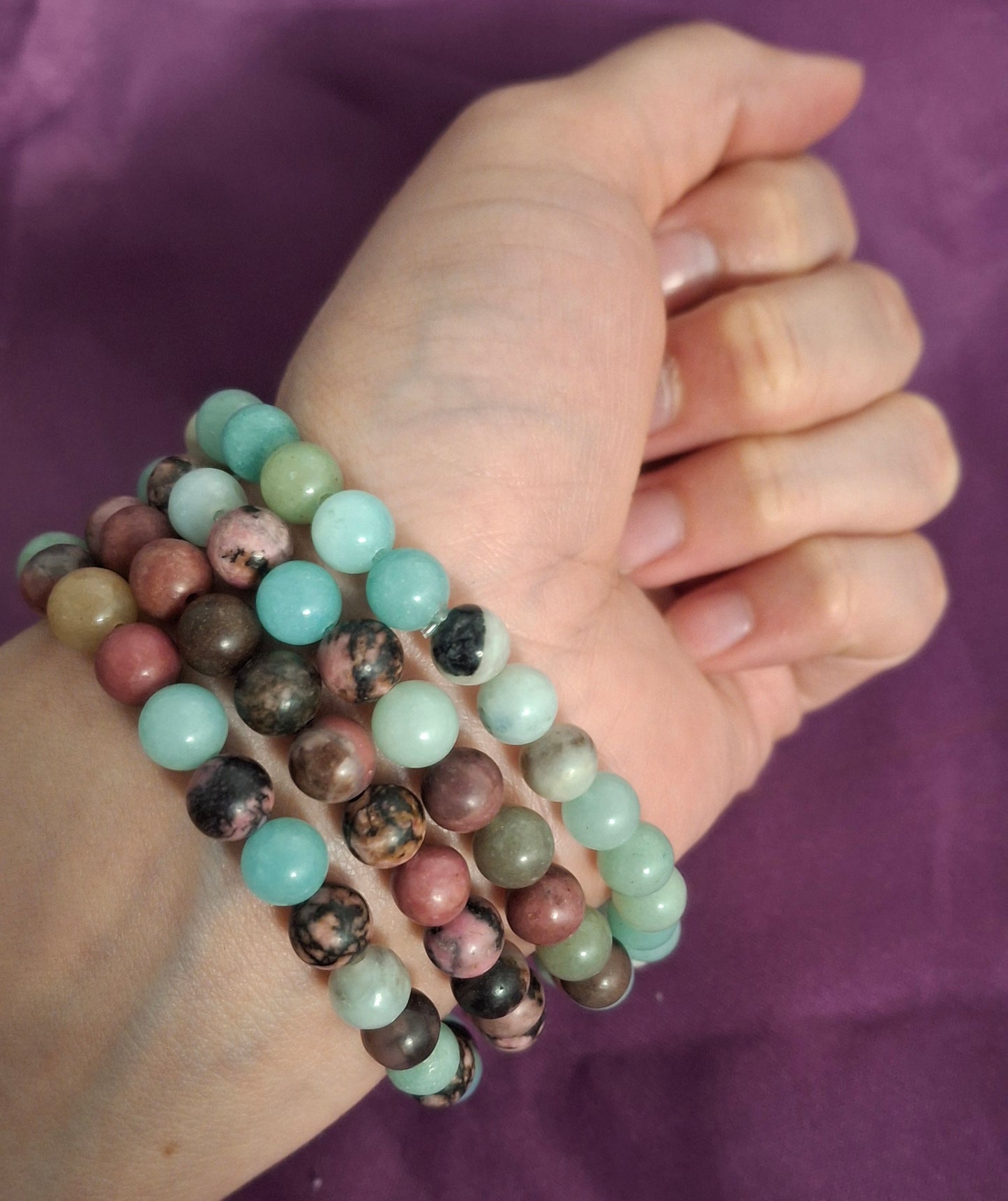 4pc Crystal Bracelet Set