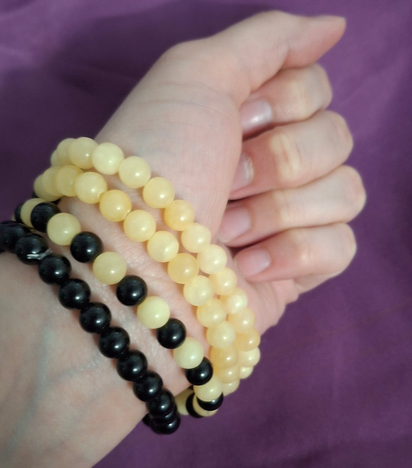 4pc Crystal Bracelet Set