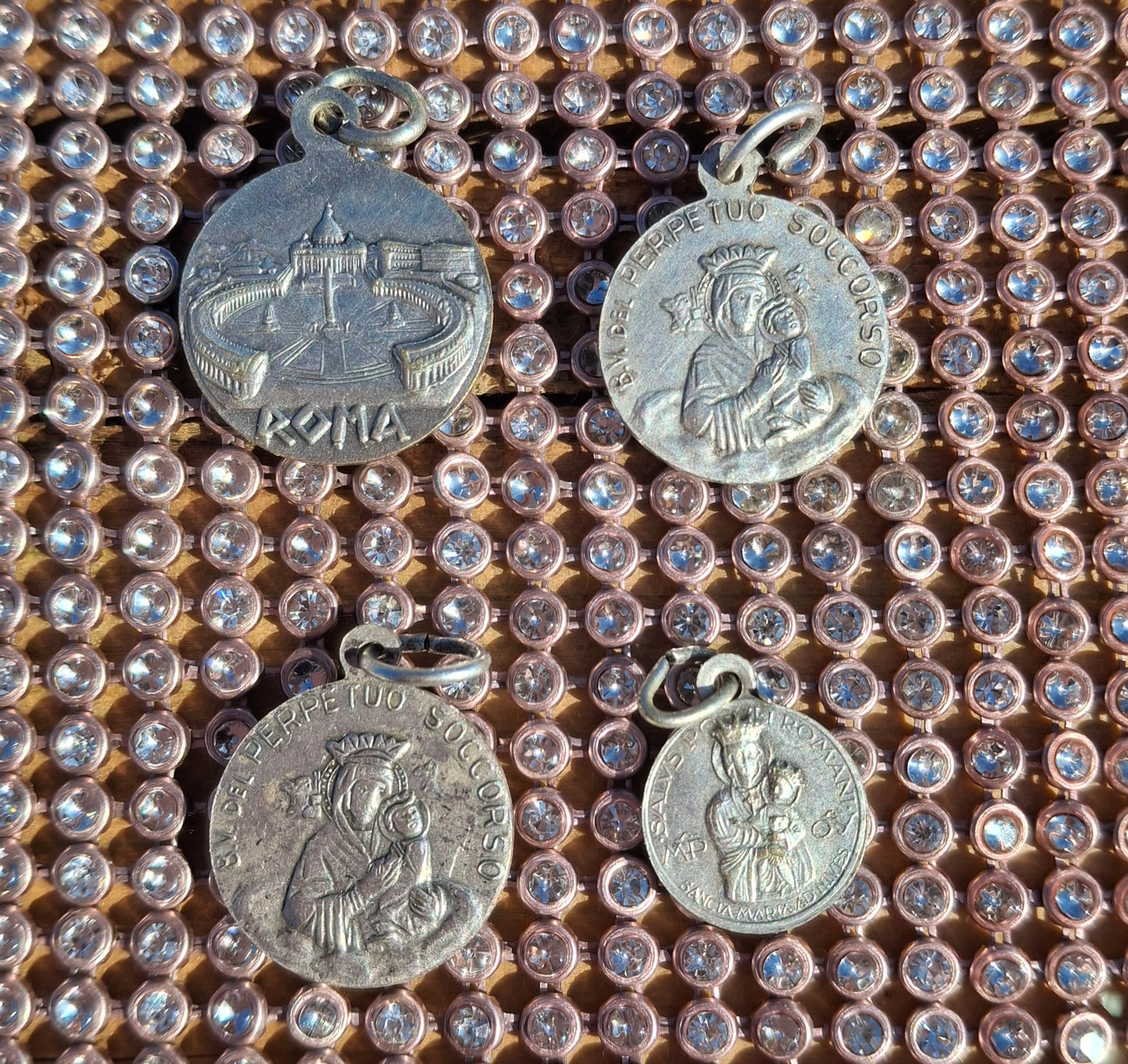 4 PAULUS V1 CATHOLIC SILVER MEDALS