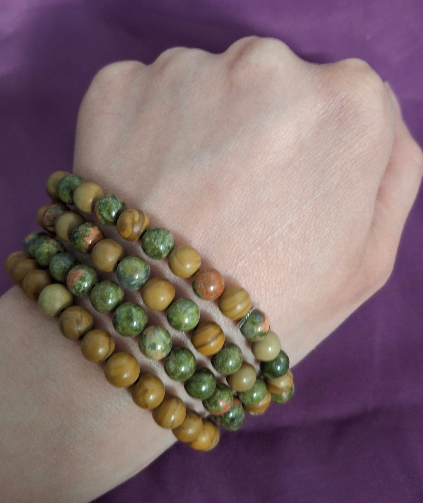 4pc Crystal Bracelet Set