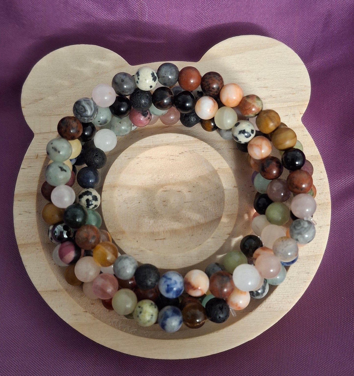 Handmade Natural Mixed Crystal Healing Bracelets