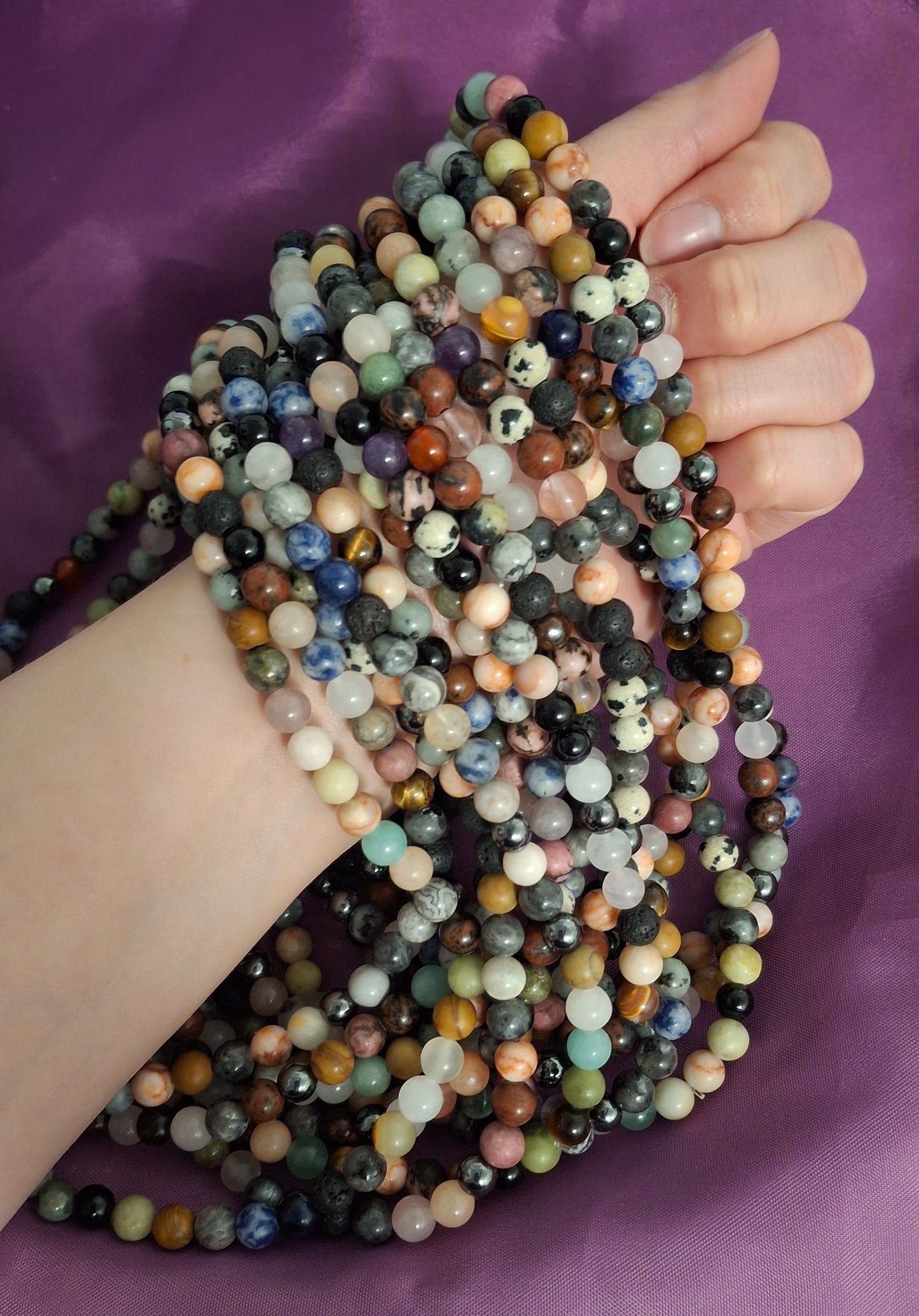 Handmade Natural Crystal Healing Necklace