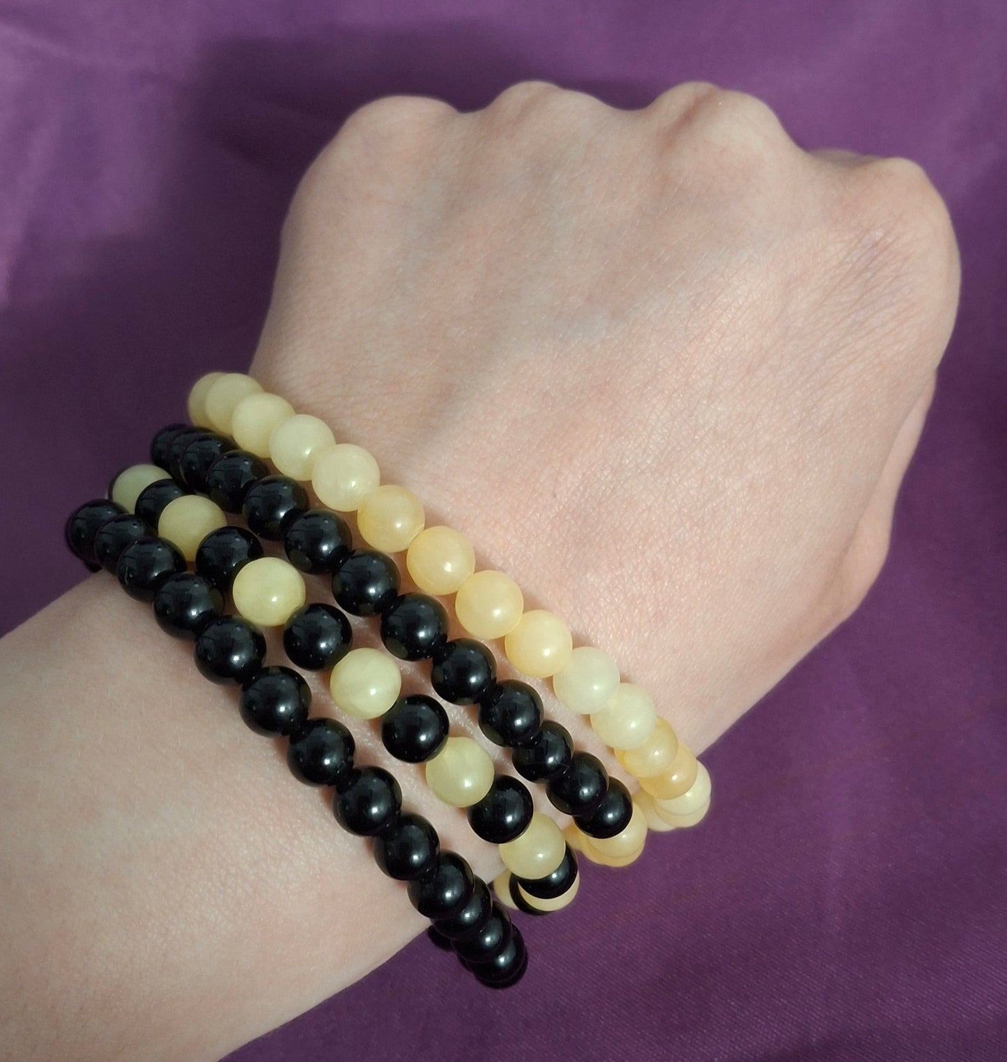 4pc Crystal Bracelet Set