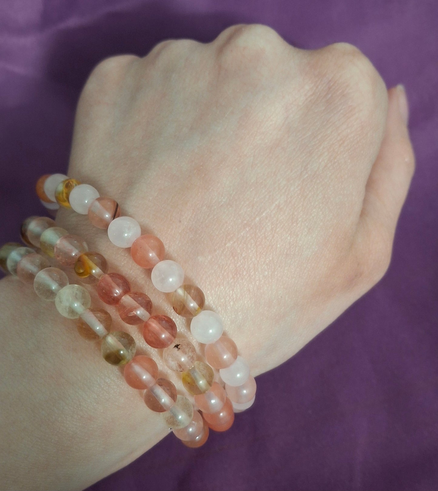 3pc Crystal bracelet Set