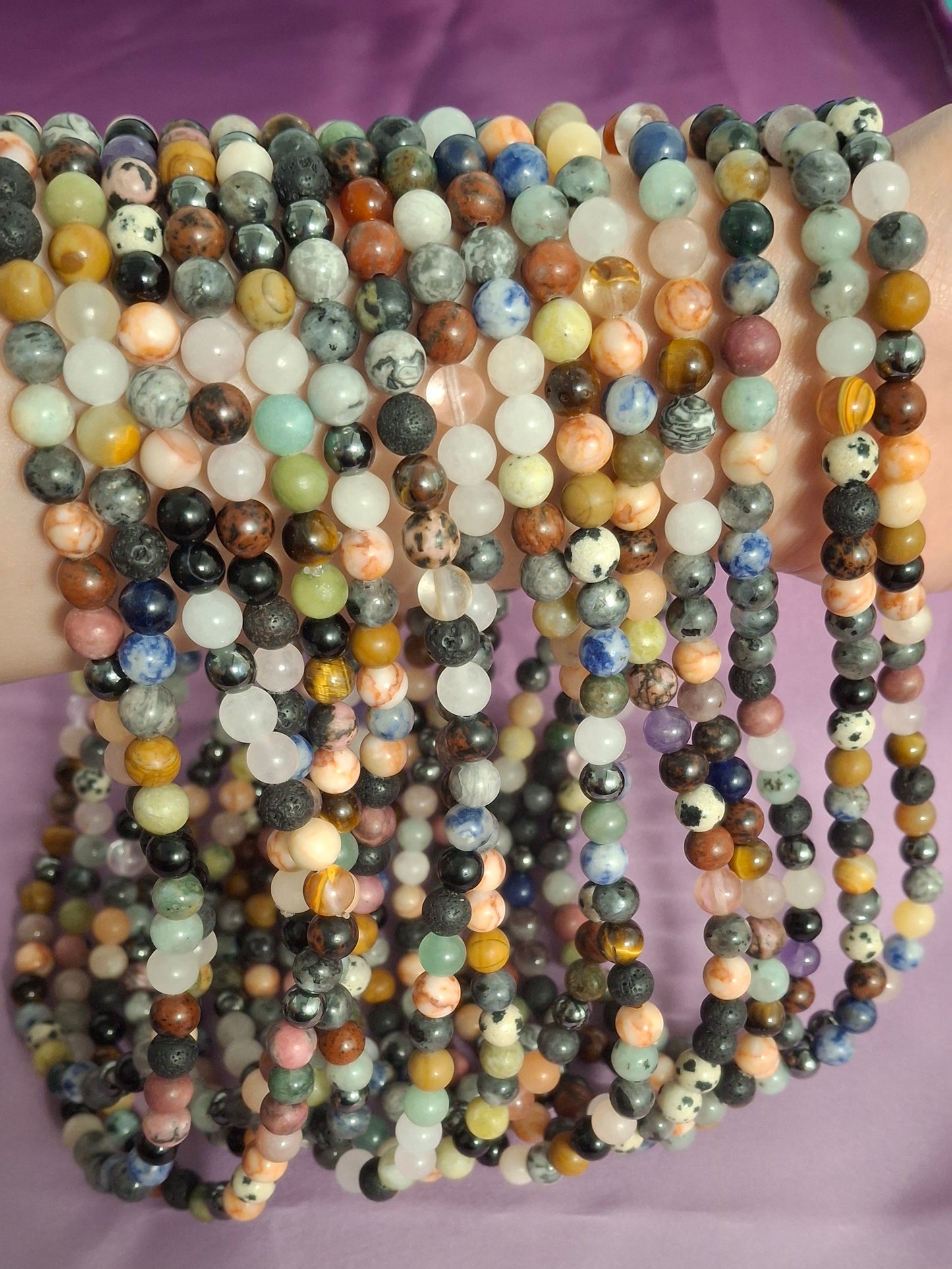 Handmade Natural Crystal Healing Necklace