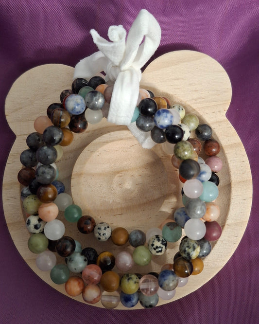 Handmade Natural Mixed Crystal Healing Bracelets