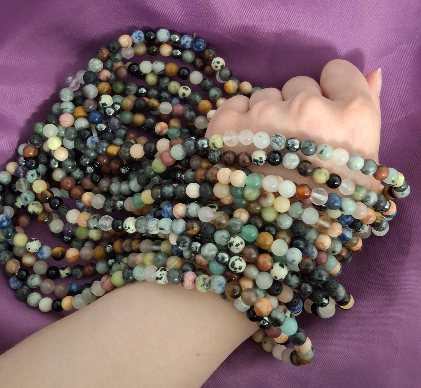 Handmade Natural Crystal Healing Necklace