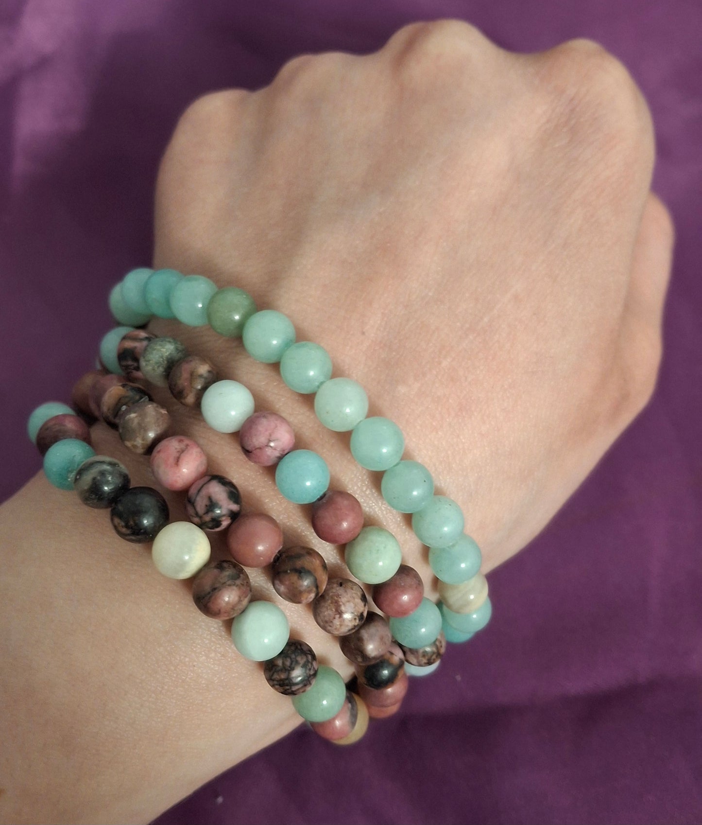 4pc Crystal Bracelet Set